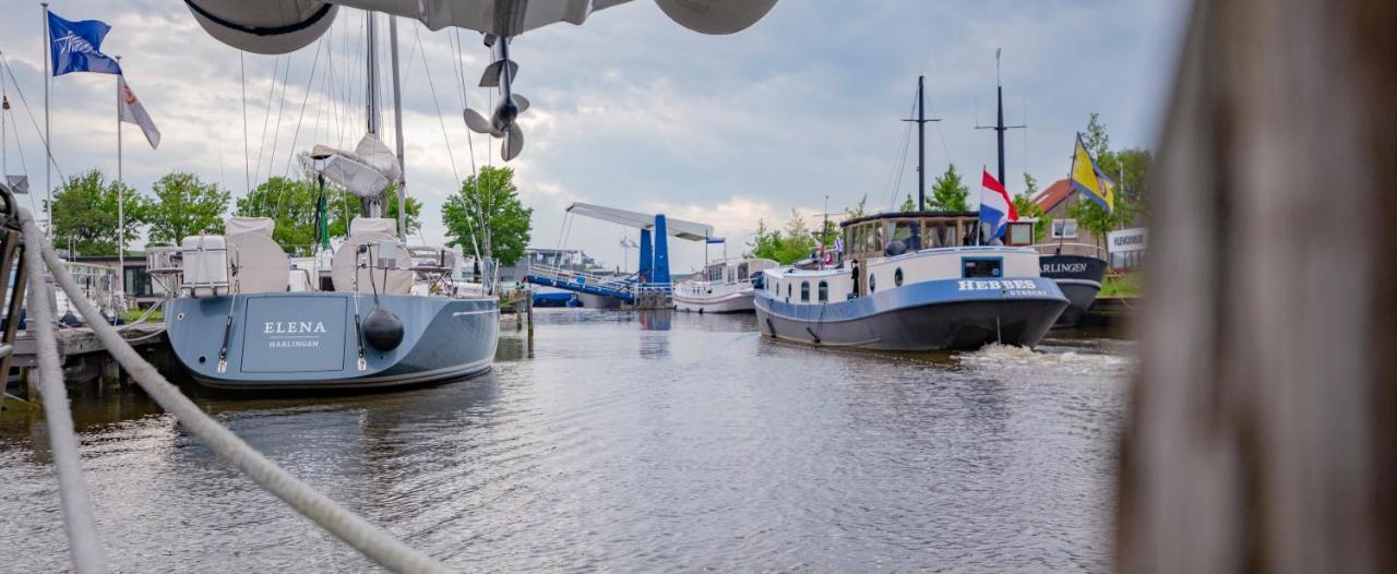 Unieke Woonboot In Harlingen Lejlighed Eksteriør billede
